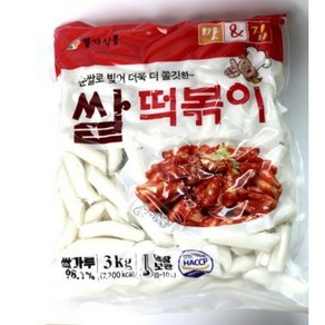 별가식품 쌀떡볶이, 5개, 3kg