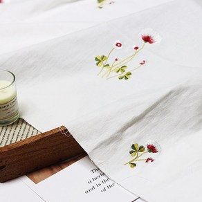 [대폭 20수 광목자수원단] 민들레 홀씨(레드) 2컬러 H165, 백아이보리색, 1개
