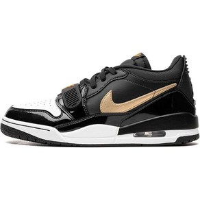 나이키 에어 조던 레거시 다크메탈릭 운동화 신발 Nike Ai Jodan Legacy 312 Low Black Metallic Gold Shoes