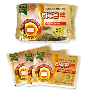 [국내생산] 하루온 붙이는 핫팩 50g, 100개