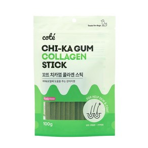 꼬뜨 치석 제거 치카껌, 100g, 10개, 콜라겐