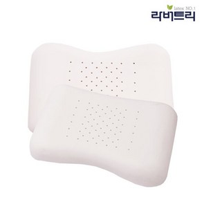 라버트리 2개세트 천연라텍스 땅콩형 기능성베개 폼, 2개