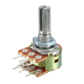 아두이노 이중 구조 가변 저항 저항기 (dual pot Potentiometer) 20Kohm 0.1%의 비밀