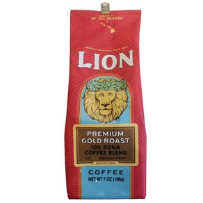 Lion Coffee 라이언 커피 GOLD 10% KONA BLEND Gound 분쇄타입