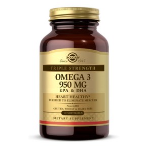 솔가 오메가3 950mg 트리플 스트렝스 EPA DHA 50정, 1개