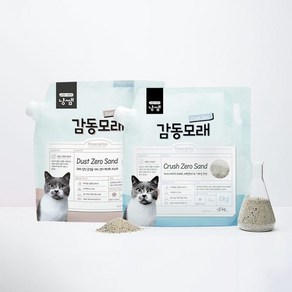 냥쌤 고양이모래 감동모래 황금비율 벤토나이트 6kg x 3개 SET