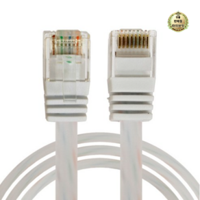 칼론 CAT6 UTP 평면 랜케이블 2m, 회색, 1개