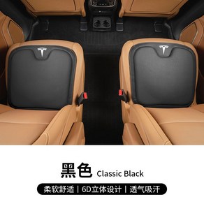 Tesla 테슬라 호환용 차량용 방석 시트 modely3 Y 가죽 커버, E. 비즈니스블랙시트쿠션2팩, 2개