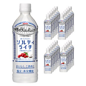 KIRIN 세계의 키친에서 솔티 리치 페트, 24개, 500ml