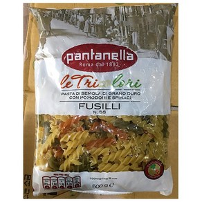 FUSILLI 무료 삼색푸실리(올마켓 500g) 푸실리 파스타면종류, 500g, 2개