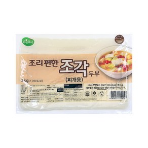 맑은물에 조각 찌개두부 3kg, 1개