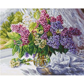 루카스 실십자수 패키지 Lilac Bouquet B7015