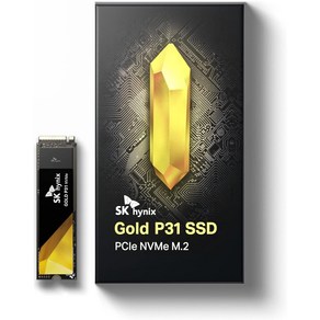 SK하이닉스 Gold P31 1TB 내장 SSD PCIe NVMe Gen3 M.2 2280 읽기 최대 3 500MB TBW 750TB SHGP31-1000GM-