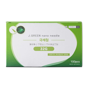 [정림의료기산업] 정림 극세침(나노니들) 32G 6mm 100개입, 1개