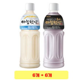 웅진 아침햇살 500ml + 아침햇살 흑미 500ml, 6개