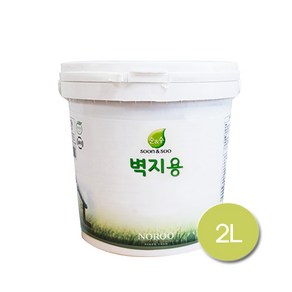 노루페인트 순앤수 곰팡이방지 벽지용페인트 2L 계란광, 크림화이트, 1개