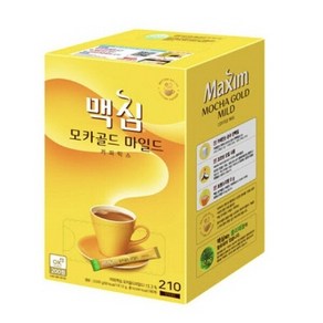 맥심 모카골드 마일드 커피믹스 스틱 12g 210개입 x2개 총 420T /STM