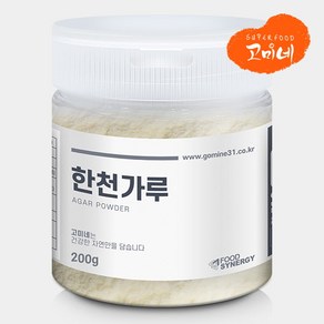 고미네 한천가루 우뭇가사리 무첨가 100%, 1개, 200g