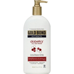 Gold Bond 골드본드 얼티메이트 하이드레이팅 로션 다이어베틱 건성용, 510g, 2개