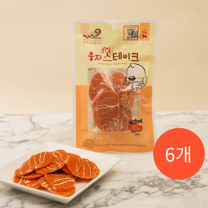 [웅자] 리얼스테이크 연어, 100g, 6개