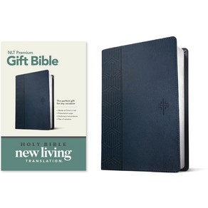 (영문도서) Pemium Gift Bible NLT (Red Lette Leathelike Blue) Imitation Leathe, Tyndale House Publishes, English, 9781496445421