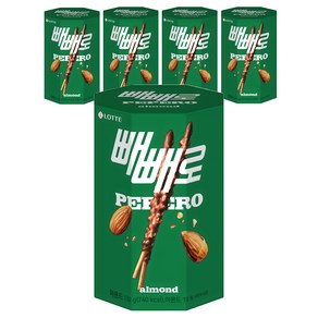 빼빼로 아몬드, 132g, 5개