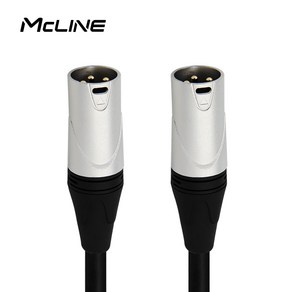 맥라인 캐논 XLR to XLR MM 연결 케이블 1.5m MC-HA17, 1개