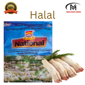 NATIONAL HALAL FROZEN 100% LAMB FEET-PAYAE 냉동면양족 1500G 1개, 1.5kg