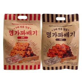 명가 꽈배기 참깨 500g +흑당 500g, 1세트