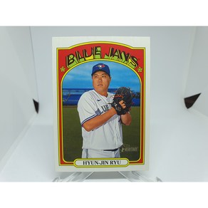 류현진 야구카드 2021 TOPPS Heritage MLB카드 LA 다저스 Dodgers