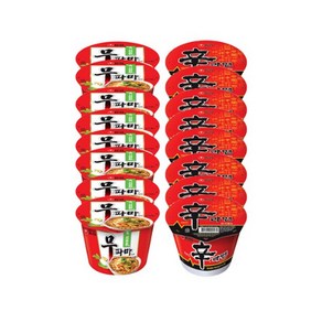 농심 무파마탕면 큰사발 112g x 8개+신라면 114g 8개, 16개