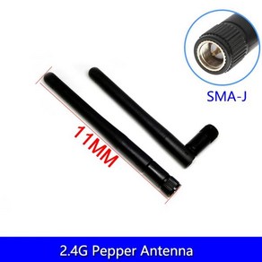 3dBi 2.4ghz WIFI 안테나 SMA Male 라우터 블루투스 무선 모듈 2.4g Antenna 외부 공중 RP-SMA-J 스프링, 11CM Antenna 4, 1개