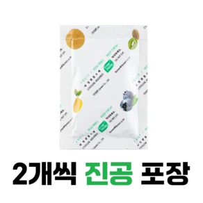 과일 야채 보관 부패방지 채소 신선 보관 에틸렌가스흡수제 20개 (2개씩 진공 포장), 7g