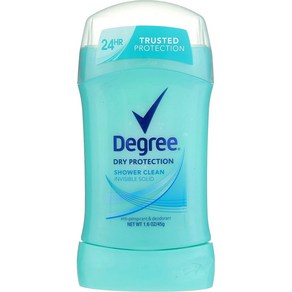 Degee Showe Clean Dy Potection Antipespiant Deodoant Stick 1.6 oz blue, 1개