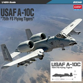 1/48 미공군 A-10C 전투비행대 플라잉타이거즈 프라모델