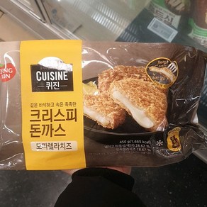 퀴진 크리스피 모짜렐라치즈 돈까스 450g, 1개