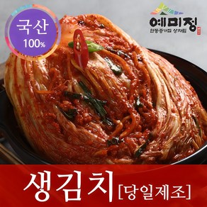 예미정 안동 생김치 김치주문 국산김치 10kg, 1개