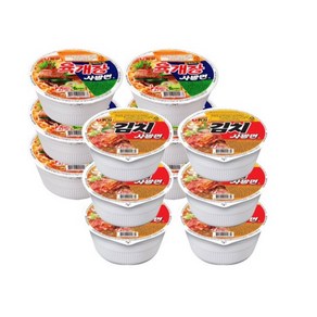농심 컵)농심육개장사발면 6개 + 컵)농심김치사발면, 86g, 1개