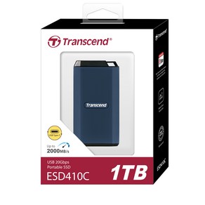 트랜센드 ESD410C Gen2x2 외장 SSD (1TB) 파인인포 (아이폰 ProRes 4K/60fps 완벽지원)