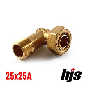 HJS 엑셀 숫나사 엘보 25x25A (XL 겉나사엘보 25mm)