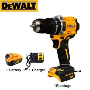 DeWalt 브러시리스 충전식 리튬 배터리 임팩트 드릴 다기능 전기 핸드 드릴 Dcd805, 01 1 Battey 1 Chage, 1개