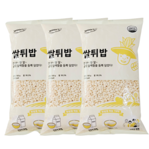 쌀튀밥 180g x 3개 (+사탕1개 증정)