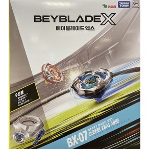 영실업 베이블레이드 BX-07 스타트 대시 배틀팽이 세트, 혼합색상, 1세트