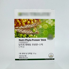 암웨이 뉴트리 파이토 푸로틴 스틱/식물성 단백질, 175g, 1개