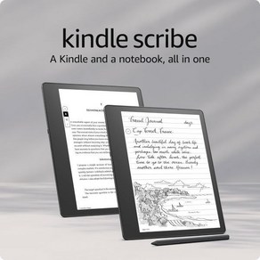 Amazon Kindle Scibe64GB 10.2인치 300ppi 용지 화이트 디스플레이를 갖춘 최초의 디지털 노트북 프리미엄 펜 포함, Basic Pen_16 GB  Without Kind, 1개