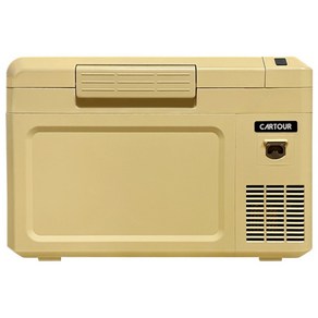 카투어 KP 휴대용 캠핑 차량용 냉장고 이동식 냉동고 25리터 12V 24V 220V, 샌드