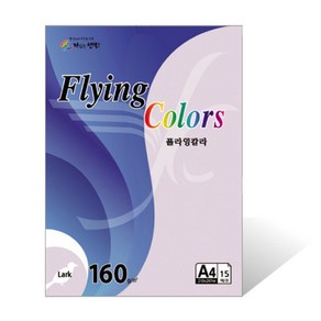 L5 플라잉칼라용지 160g A4 15매 개나리색, 선택완료