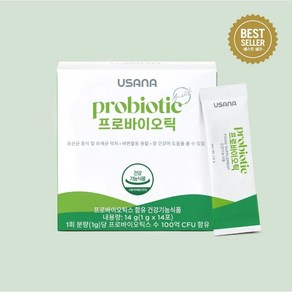 유사나 프로바이오틱 유산균 14포, 1개, 14g