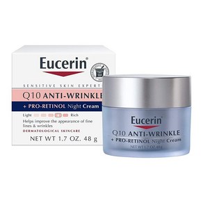 Eucein Q10 프로 레티놀 나이트 크림 1.7 oz 페이스용 민감성 피부용, 1.7 Ounce (Pack of 1)_Night, 48g, 1개