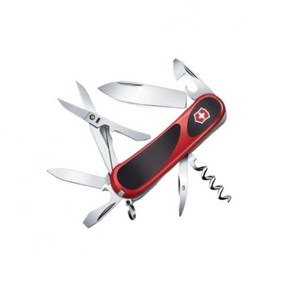 빅토리녹스 VICTORINOX 에볼루션 그립 14 미디움 포켓 스위스 아미 나이프 칼 레드/블랙 2.3903.CB1 매장정품 154744, 1개